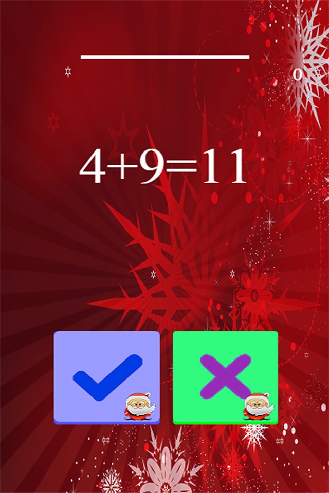 Santa Quick Math time for kids games screenshot 4