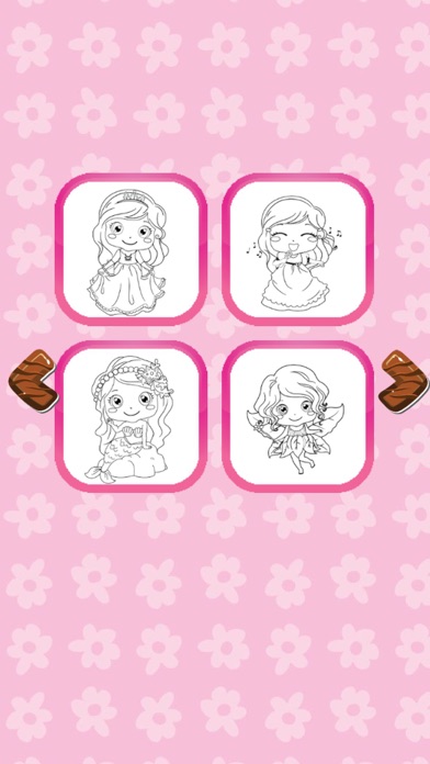 Girl Coloring Book Free For Toddler And Kids! iPhone screenshot