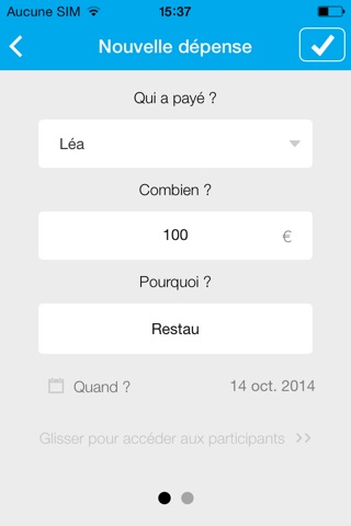 Debal, comptes entre amis ! screenshot 3