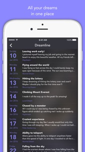 Dreamline - Your Personal Dream Journal screenshot #2 for iPhone