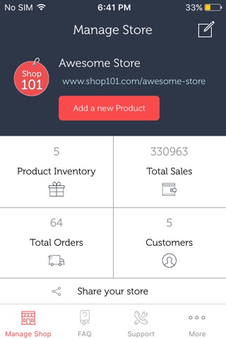 Shop101: #1 Online Selling App screenshot 3