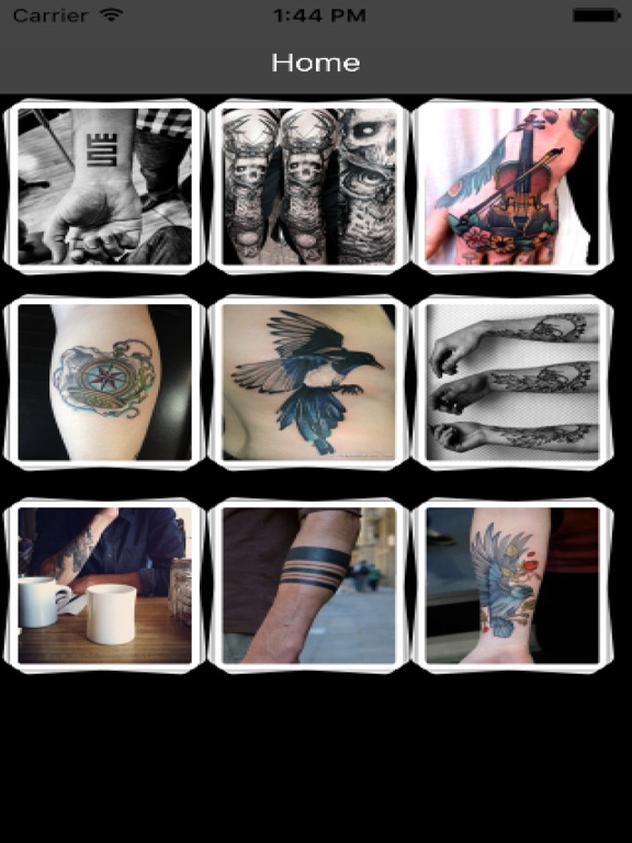 Screenshot #6 pour Sample Tattoo Gallery