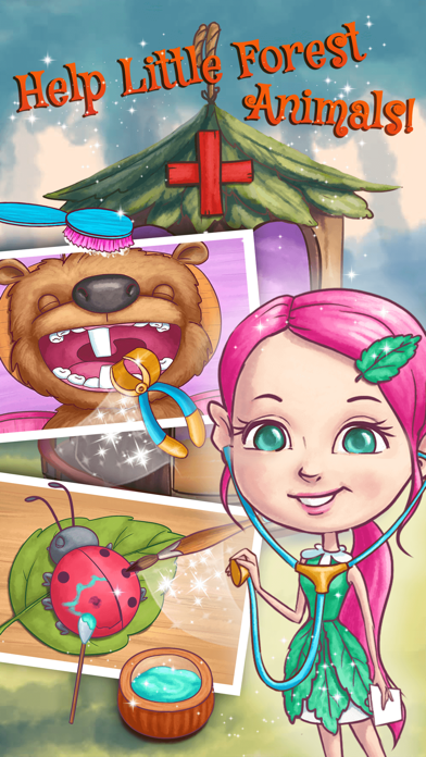 Screenshot #1 pour Fairy Sisters 2 - Magical Forest Adventures & Animal Care