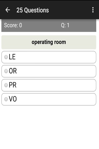 Medical Acronyms & Abbreviations Quiz screenshot 2