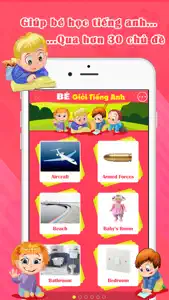 Bé Học Tiếng Anh - Âm Thanh & Hình Ảnh Sinh Động screenshot #1 for iPhone