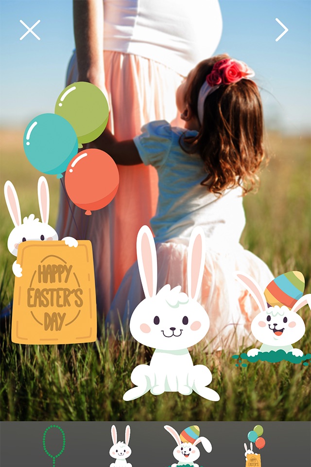 Happy Easter - Easter Celebration Everyday FREE Photo Stickers screenshot 4