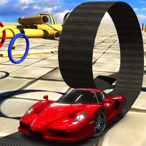 Off Road Crazy Car Stunt Racing Games Icon