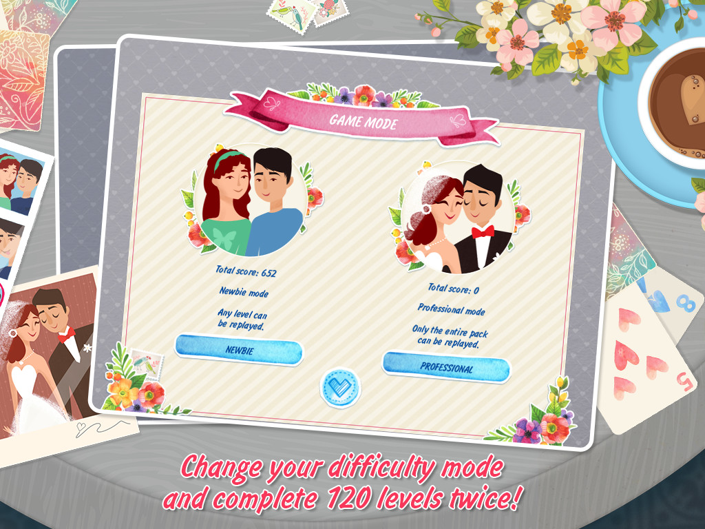Solitaire: Match 2 Cards. Valentine's Day Free. Matching Card Game screenshot 9