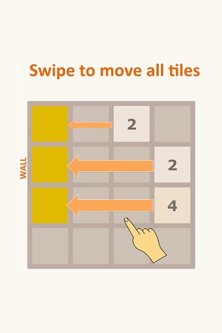 2048 game with undo and resume feature screenshot 2