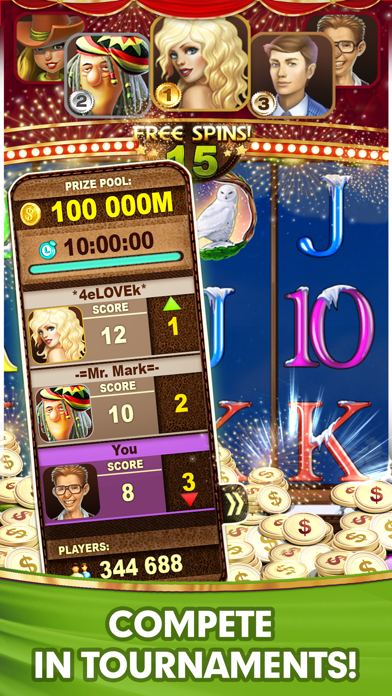 Screenshot #3 pour Slots - Spins & Fun: Jouer gratuitement aux machine à sous dans notre casino en ligne et gagner le jackpot tous les jours!