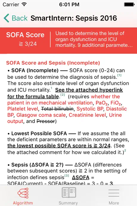 SmartIntern: Sepsis 2016