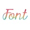 Nice Color Font Text Style For Teen