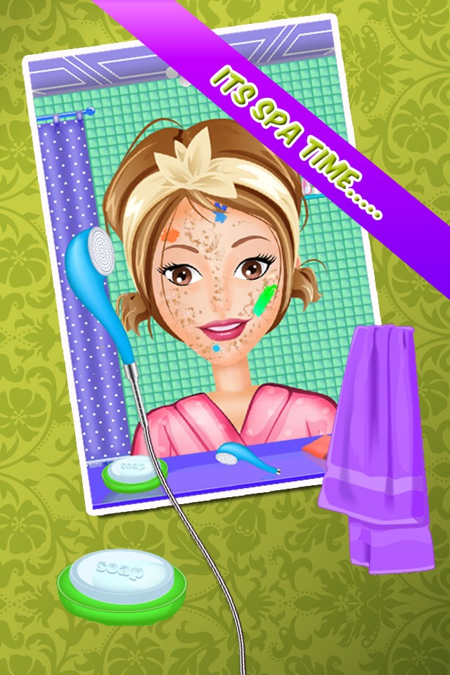 Baby Beauty Face Paint Makeover & Washing Salon Simulator screenshot 3