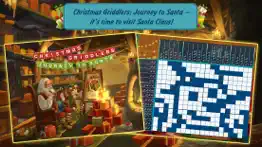 christmas griddlers: journey to santa free — nonogram japanese pixel logic game iphone screenshot 1