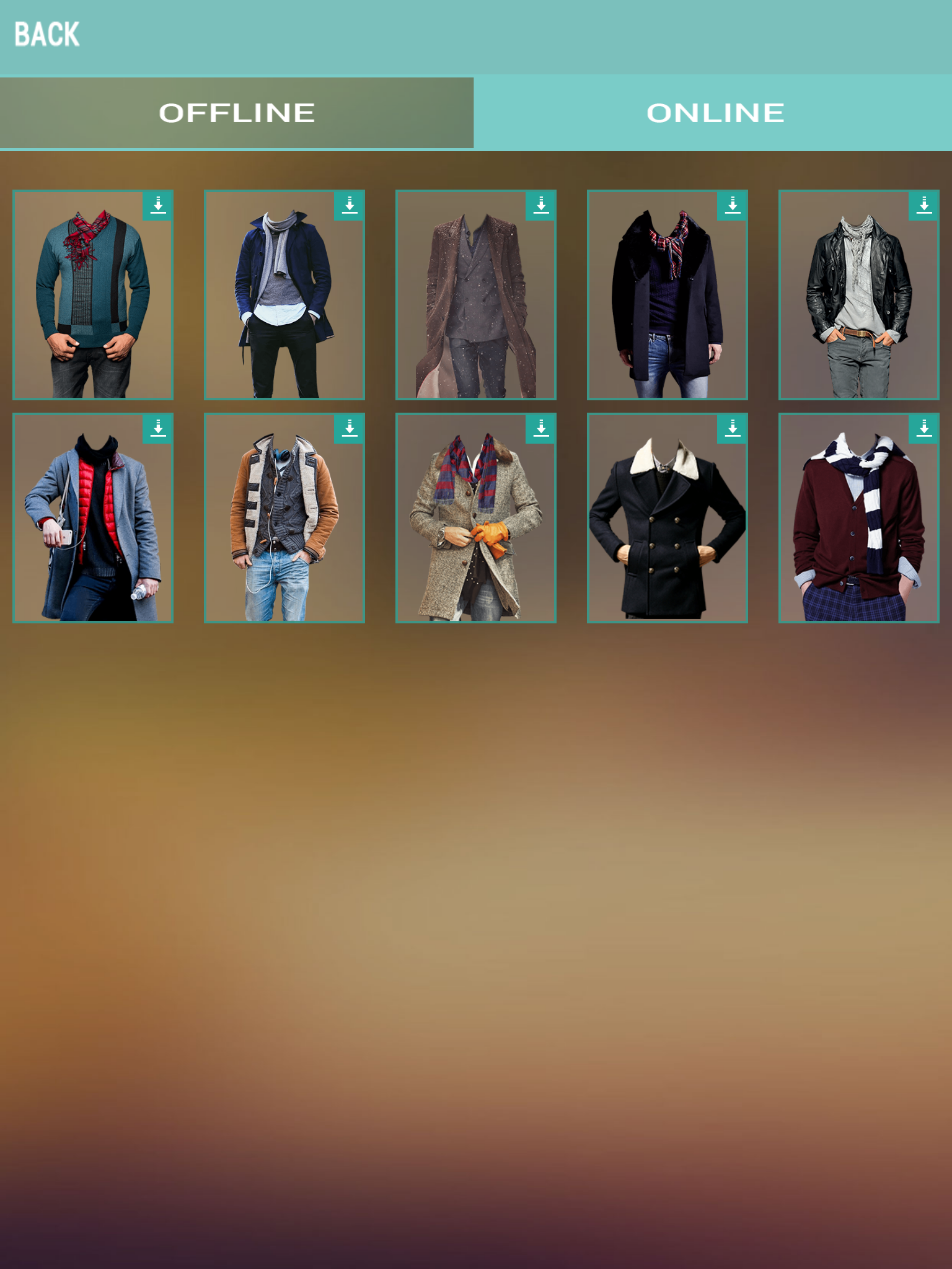 Winter Men Photo Montage screenshot 10