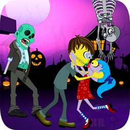 Halloween Zombie Kiss