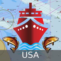 Marine Navigation - Lake Depth Maps - USA - Offline Gps Nautical Charts for Fishing Sailing and Boating