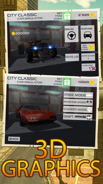 Classic Car Driving Drift Parking Career Simulator