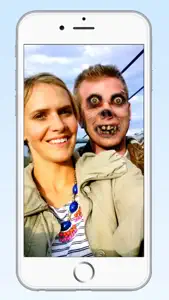 Zombie Photo Booth Editor - Scary Face Maker Camera to Make Horror Vampire, Funny Ghost, and Demon Wallpaper screenshot #1 for iPhone