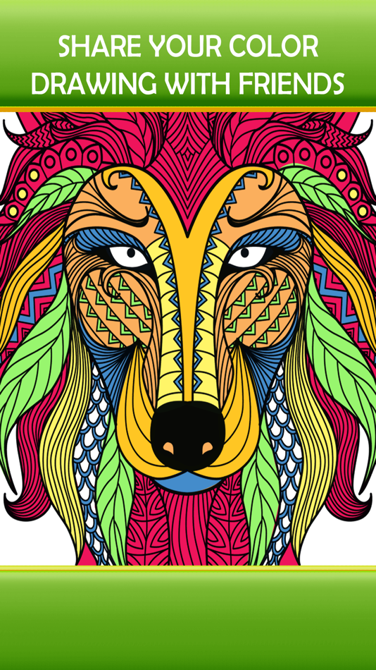 Animal Art Designs - Zen Therapy Adult Coloring Book - 1.0 - (iOS)