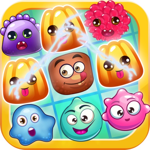 Super Jelly Quest Match 3 - Jelly Connect Mania icon