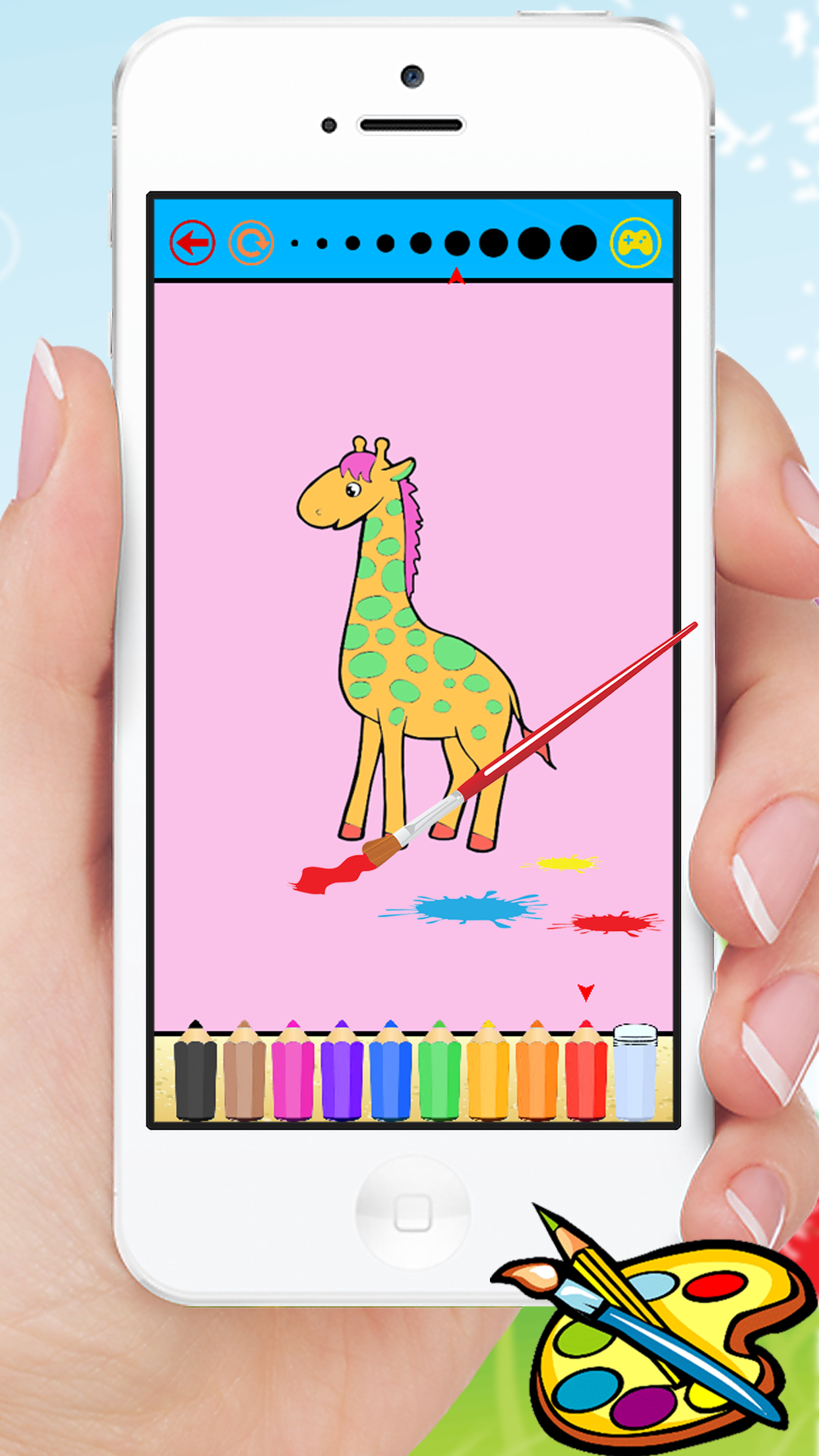 Animal Coloring Book for Kids and Preschool Toddler who Love Cute Pet Games for Free screenshot 5