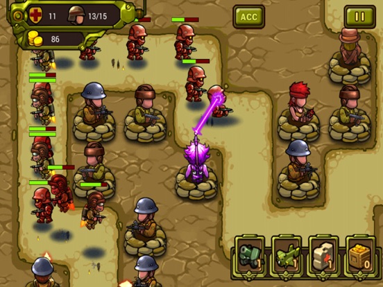 World War Tower Defense-Soldier Honor:Classical Sentinel Shooting Defense War Game iPad screenshot