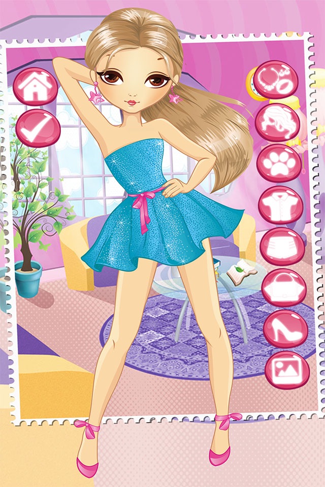 Dress Up Games for Girls & Kids Free - Fun Beauty Salon with fashion makeover make up wedding And princess . screenshot 4