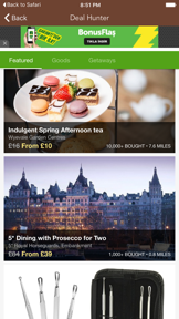 Living Social UK Feel Unique Not On The Highstreet screenshot