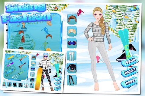Skiing Fashion Adventure Game screenshot 3