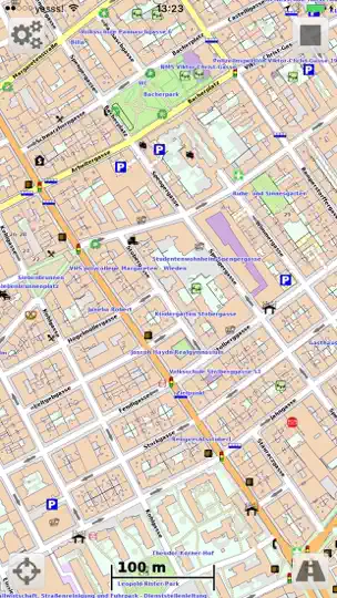 Screenshot von Vectorial Map Lite auf dem iPhone 3