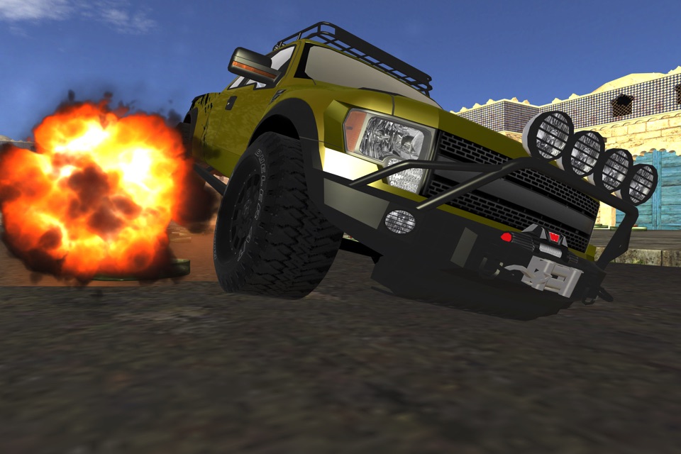 3D Land Mine Truck Parking - Real Army Mine-field Driving Simulator Game FREE screenshot 3