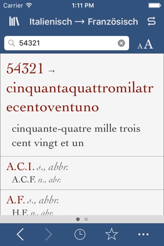 Ultralingua French-Italian screenshot 3