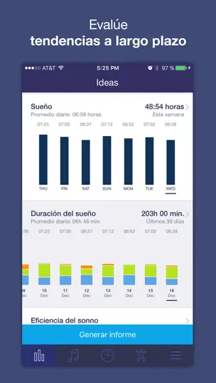 Captura de pantalla de Sleep Time+: Alarma De Sueño en iPhone 4