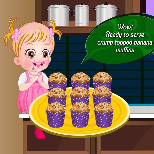 Baby Hazel Cupcake iOS App