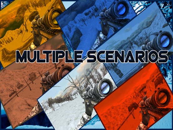 Snow Sniper Shooting iPad screenshot 1 - Games app