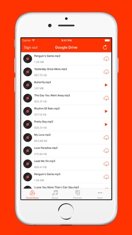 Cloud Music - Mp3 Player and Playlist Manager for Sound Cloud Storage Appのおすすめ画像4