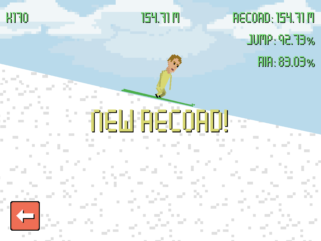 Pixel Ski Jump