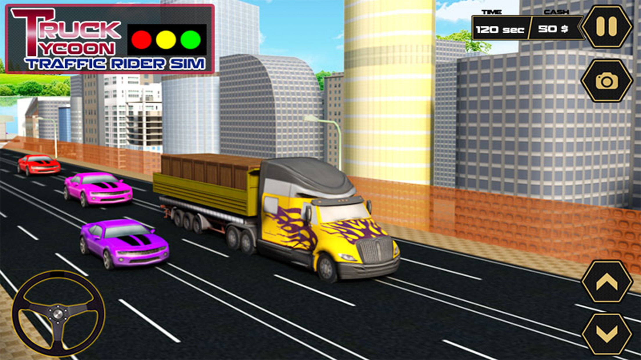 Truck Tycoon Driver Pro Traffic Rider - Free 3D Parking Simulator