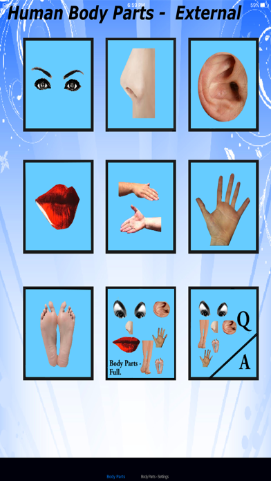 Screenshot #1 pour Body Parts - Basic