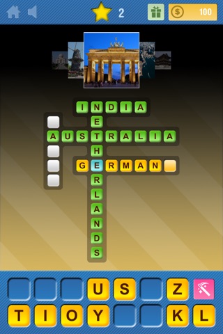 Crosswords & Pics - Country Edition screenshot 2