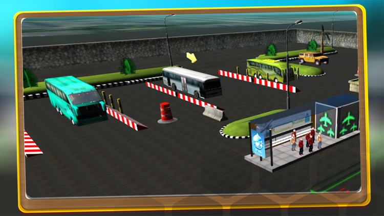 3D Airport Bus Parking