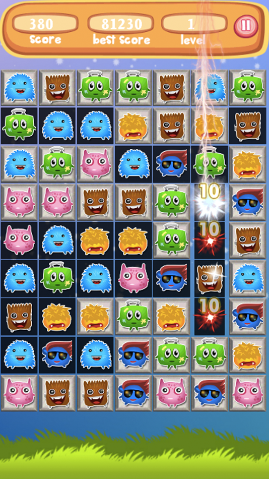 #1. Monster Busters: Match 3 Puzzle FREE Game (iOS) 由: Wichuda Maneekham