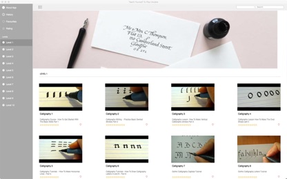 Calligraphy screenshot 2