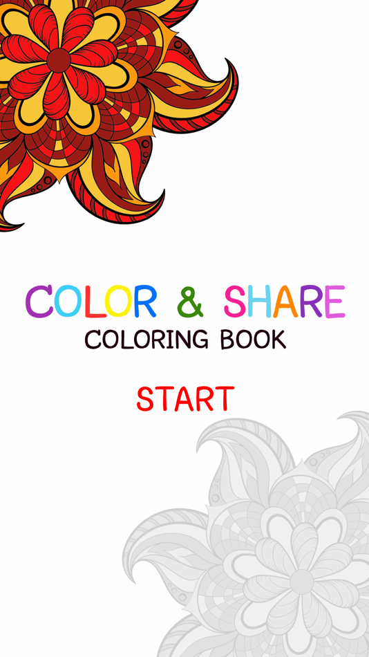 Adult Coloring Book - Free Mandala Color Therapy & Stress Relieving Pages for Adults 2 - 2.0 - (iOS)