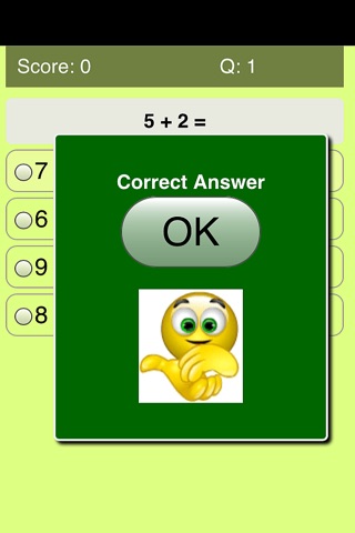 Basic Addition Practice Quiz screenshot 4