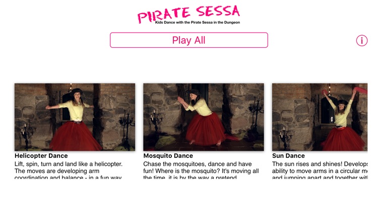 Kids Dance with Pirate Sessa in the Dungeon
