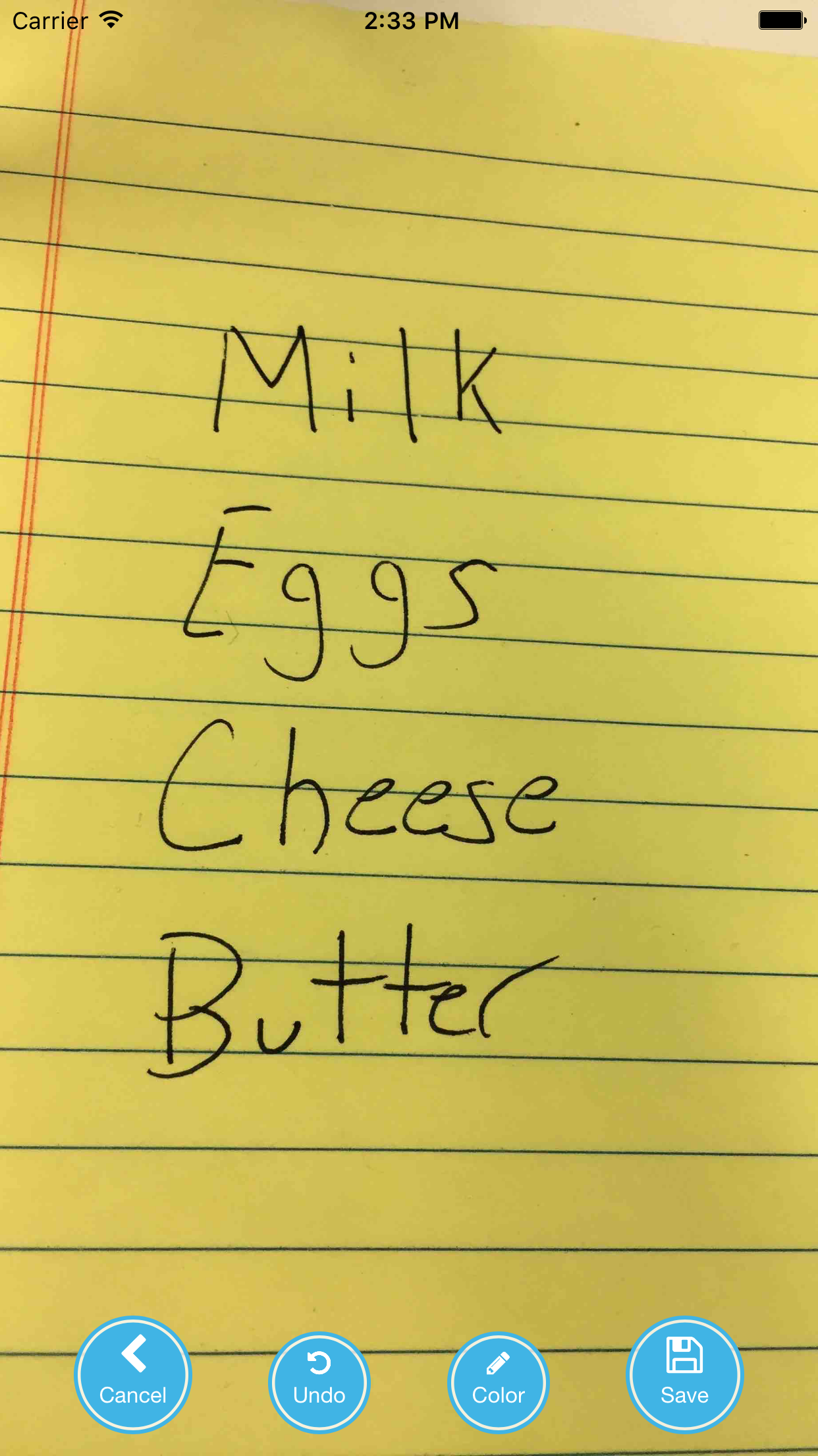 Picture List: Take Your Written Lists With You screenshot 2
