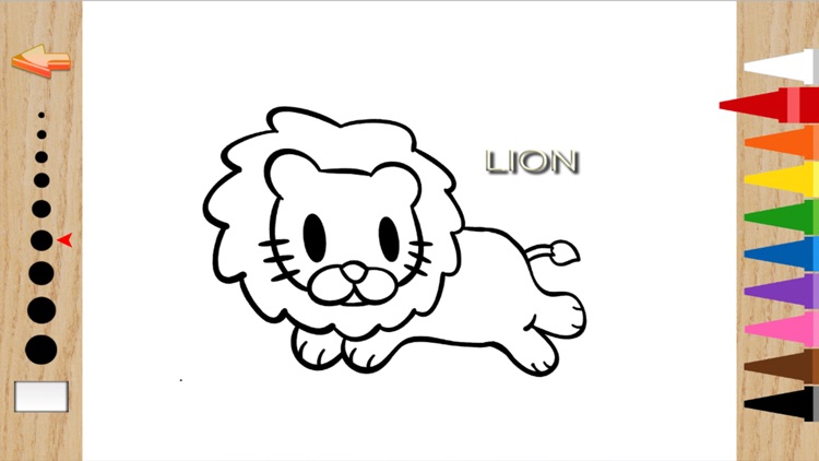 Vocabulary animals Coloring Book screenshot-4