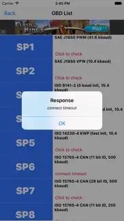 elm327 obd info iPhone Captures Décran 3